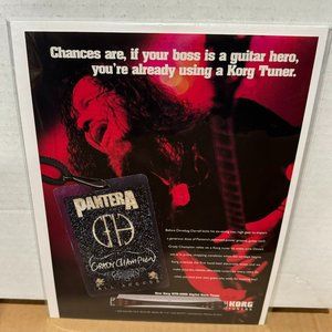 Dimebag Darrell of Pantera - Korg Tuners - 2003 Print Advertisement